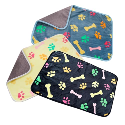 Ipetboom 3 Stück Haustier Decke Set Weiche Flanell Hund Katze Bettwäsche Wärme Für Ipetboom 3 Stück Haustier Decke Set Weiche Flanell Hund Katze Bettwäsche Wärme Für von Ipetboom