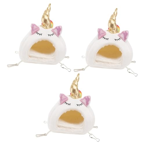 Ipetboom 3 Stücke Luxus Hamster Bett Multi-Zweck Schlaf Käfig Haustier Warme Matte Design Weiß Größe S Ipetboom 3 Stücke Luxus Hamster Bett Multi-Zweck Schlaf Käfig Haustier Warme Matte Design Weiß Größe S von Ipetboom