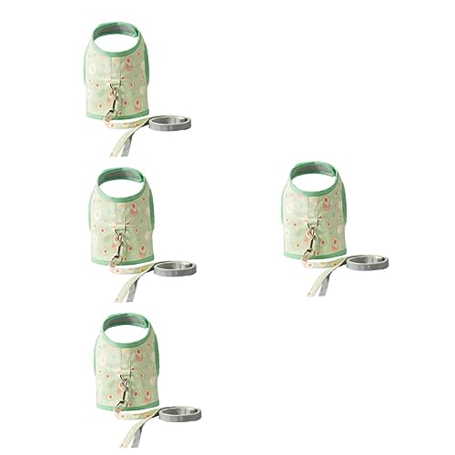 Ipetboom 4 Sets Haustierweste Geschirre Katzenweste Hundewelpenleine Avocado-Muster Atmungsaktiv Und Bequem Ipetboom 4 Sets Haustierweste Geschirre Katzenweste Hundewelpenleine Avocado-Muster Atmungsaktiv Und Bequem von Ipetboom