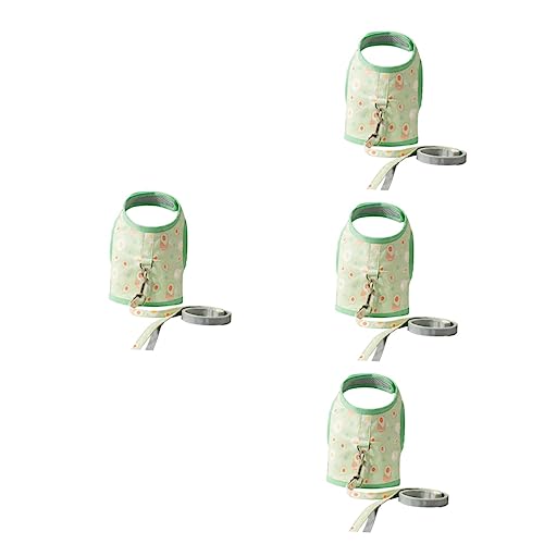 Ipetboom 4 Sets Haustierwestengeschirre Katzen- Und Welpenleinen-Set Hund Mit Winkelleine Bequem Und Sicher Für Outdoor-aktivitäten Ipetboom 4 Sets Haustierwestengeschirre Katzen- Und Welpenleinen-Set Hund Mit Winkelleine Bequem Und Sicher Für Outdoor-aktivitäten von Ipetboom