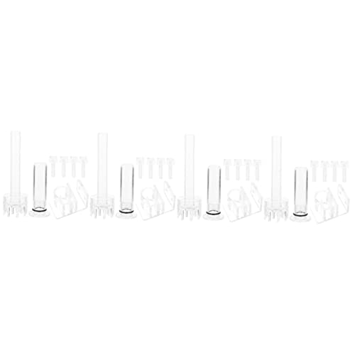 Ipetboom 4 Sätze Acryl-wasserklemme Für Aquariumzubehör Schlauchfixierer Aquarium-schlauchhalter Multifunktionsklemme Für Wasser Und Drähte von Ipetboom