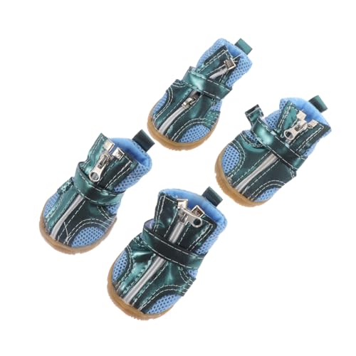 Ipetboom Warmhaltende Hundeschuhe Ohne Sohle 4-teilig Haustierschuhe mit Reißverschluss für Mittelgroße und Große Hunde Ipetboom Warmhaltende Hundeschuhe Ohne Sohle 4-teilig Haustierschuhe mit Reißverschluss für Mittelgroße und Große Hunde von Ipetboom