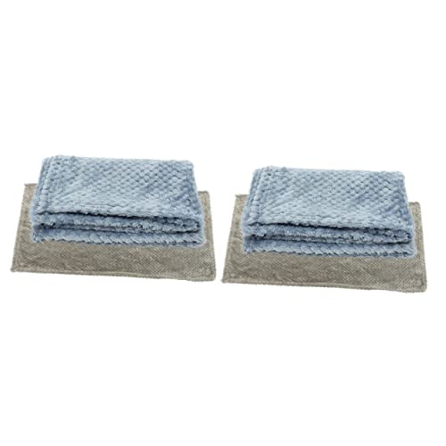 Ipetboom 2sets Meerschweinchen Bettwäsche Haustier Decken Liner Käfig Matte Weiche Wärme Absorbieren 2 Stücke * 2 von Ipetboom