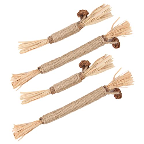 Ipetboom Brotspielzeug Katzenspielzeug 4 Stück Holzkätzchen Verschleißfestes Kätzchenspielzeug Teaser-Spielzeug für Katzen Ipetboom Brotspielzeug Katzenspielzeug 4 Stück Holzkätzchen Verschleißfestes Kätzchenspielzeug Teaser-Spielzeug für Katzen von Ipetboom