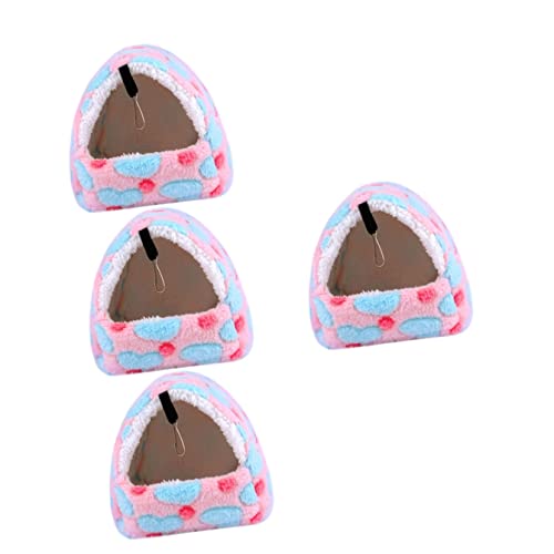 Ipetboom 4 Stück Hängematte Für Hamster Kaninchen Warmes Gemütliches Schlafbett Für Kleine Haustiere Kleines Spielzeug Für Haustiere Hamsterhausbett Hase Flanell Baumwolle Blinddarm Ipetboom 4 Stück Hängematte Für Hamster Kaninchen Warmes Gemütliches Schlafbett Für Kleine Haustiere Kleines Spielzeug Für Haustiere Hamsterhausbett Hase Flanell Baumwolle Blinddarm von Ipetboom