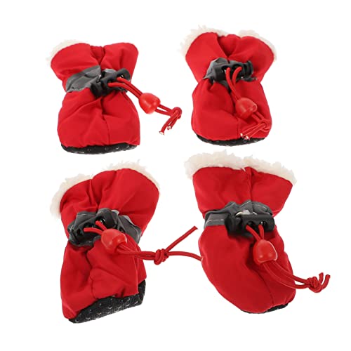 Ipetboom 4pcs Haustier Schuhe Hund Katze Reflektierende Skid Schuhe Warm Für Outdoor Tragen Ipetboom 4pcs Haustier Schuhe Hund Katze Reflektierende Skid Schuhe Warm Für Outdoor Tragen von Ipetboom
