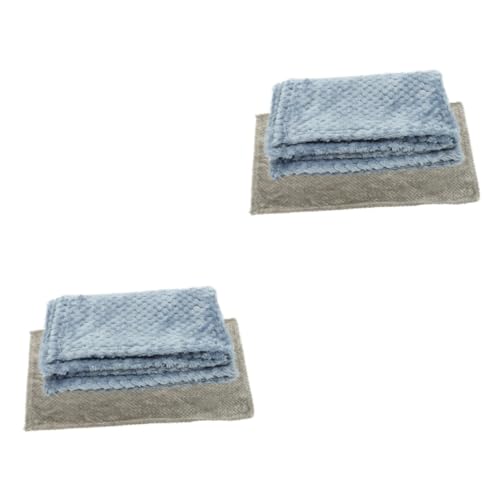 Ipetboom 2sets Wärme Meerschweinchen Kuscheln Decke Weiche Haustier Bettwäsche Liner Käfig Matte 2 Stücke * 2 von Ipetboom