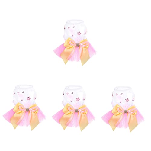 Ipetboom 4 Stück Entzückendes Hundekleid Hundehochzeitskleid Hunde-Tutu-Rock Netzstoff Blumen Pailletten Punkte Kleid Für Hunde Welpenkleid Hundegeburtstagskleid Für Party Ipetboom 4 Stück Entzückendes Hundekleid Hundehochzeitskleid Hunde-Tutu-Rock Netzstoff Blumen Pailletten Punkte Kleid Für Hunde Welpenkleid Hundegeburtstagskleid Für Party von Ipetboom