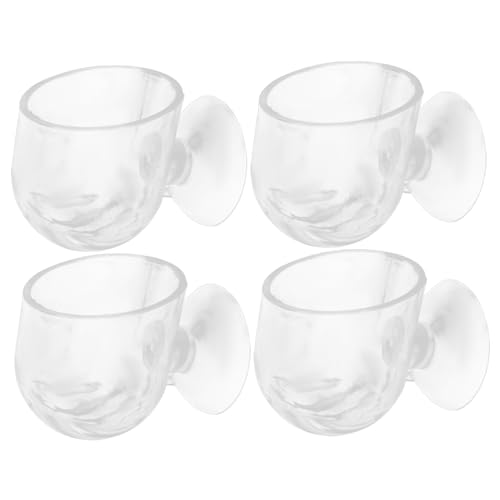 Ipetboom Aquarium-Pflanztopf mit Saugnäpfen, transparent, Acryl, 4 Stück Ipetboom Aquarium-Pflanztopf mit Saugnäpfen, transparent, Acryl, 4 Stück von Ipetboom