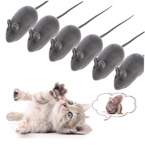 Ipetboom Katzenmausspielzeug 40 STK Vinyl- Katzenspielzeug Quietschende Mäuse Quietschendes Katzenspielzeug Katzensachen Spielzeuge Beflockte Für Katze Künstliche Abspielen Spielzeugkatze Ipetboom Katzenmausspielzeug 40 STK Vinyl- Katzenspielzeug Quietschende Mäuse Quietschendes Katzenspielzeug Katzensachen Spielzeuge Beflockte Für Katze Künstliche Abspielen Spielzeugkatze von Ipetboom