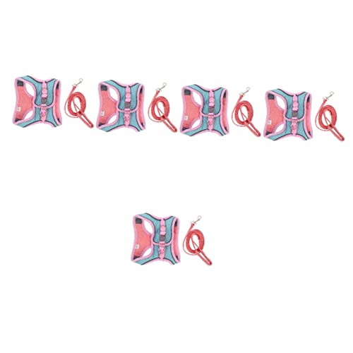 Ipetboom 5 Sets Katzenhalsband Haustierweste Typ Leine Fluchthund Zugseil Reflektierend für Nachtsicherheit Ipetboom 5 Sets Katzenhalsband Haustierweste Typ Leine Fluchthund Zugseil Reflektierend für Nachtsicherheit von Ipetboom