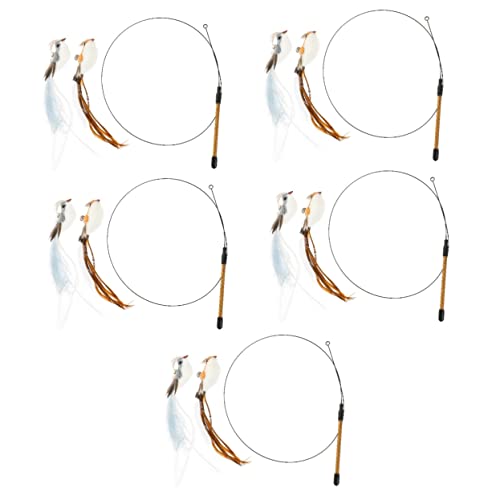 Ipetboom 5 Sets Katzenspielzeug Katzenspielzeug Interaktive Katze Mit Ersatz Für - Dauerhafte Spielzeit Ipetboom 5 Sets Katzenspielzeug Katzenspielzeug Interaktive Katze Mit Ersatz Für - Dauerhafte Spielzeit von Ipetboom