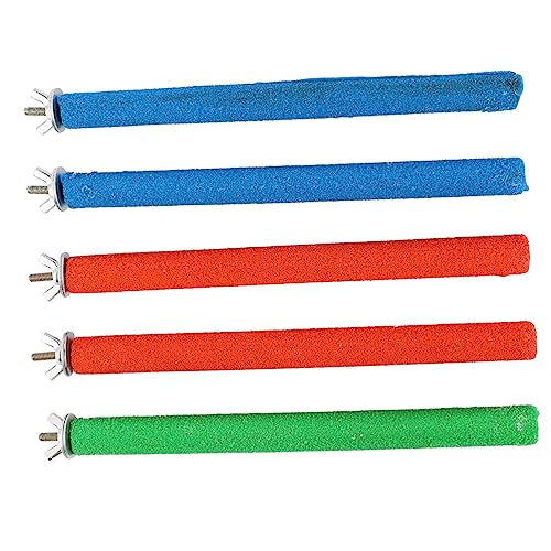 Ipetboom 5 Stücke Papagei Stehen Vogel Spielzeug Klettern Stehen Und Schleifen Stangen Für Nymphensittich Papagei Vögel Zufällige Farbe Ipetboom 5 Stücke Papagei Stehen Vogel Spielzeug Klettern Stehen Und Schleifen Stangen Für Nymphensittich Papagei Vögel Zufällige Farbe von Ipetboom