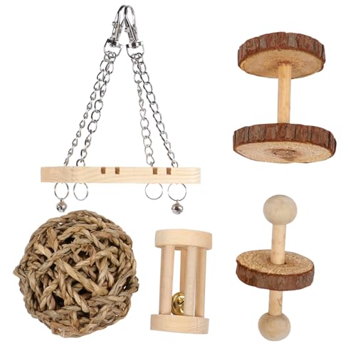 Ipetboom 5-teiliges Schleifspielzeug für Hamster Chinchilla Haustier-beißspielzeug-Set für Hamster Meerschweinchen Eichhörnchen Spielzeug für Kleintiere Ipetboom 5-teiliges Schleifspielzeug für Hamster Chinchilla Haustier-beißspielzeug-Set für Hamster Meerschweinchen Eichhörnchen Spielzeug für Kleintiere von Ipetboom