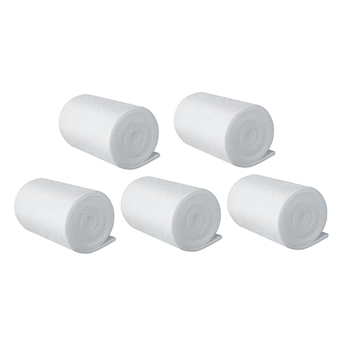 Ipetboom 5st Kleiner Aquariumfilter Polyfilter Für Aquarien Schwammfilter Filtermedien-Pads Filter Für Fischbecken Medienfilter Für Aquarien Magnetische Bürste Biochemische Baumwolle Weiß von Ipetboom