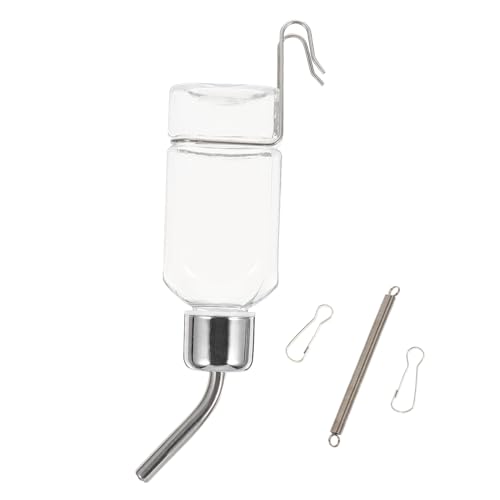 Ipetboom 5st Automatischer Trinkbrunnen Trinkflasche Für Kleintiere Wasserspender Auslaufsichere Wasserflaschen Klare Wasserflasche Hamster-wasserflasche Ball Rostfreier Stahl von Ipetboom