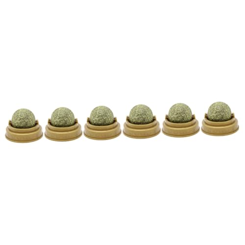 Ipetboom Spielzeuge 6 STK Katzenbonbonkugel Lutscher Katze knacken Ballspielzeug für Katzen Katze behandelt Katze leckt Ball Katzenminze Backenzahn Minzkugeln Beschleuniger rotieren Snack Ipetboom Spielzeuge 6 STK Katzenbonbonkugel Lutscher Katze knacken Ballspielzeug für Katzen Katze behandelt Katze leckt Ball Katzenminze Backenzahn Minzkugeln Beschleuniger rotieren Snack von Ipetboom