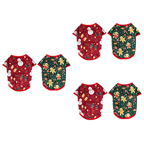 Ipetboom 6 STK Haustier-weihnachtskleidung Kleidung Für Hunde Welpenkostüm Hundebekleidung Für Kleine Hunde Junge Warme Hundepullover Weihnachtshundehemd Baumwolle Requisiten Hündchen Ipetboom 6 STK Haustier-weihnachtskleidung Kleidung Für Hunde Welpenkostüm Hundebekleidung Für Kleine Hunde Junge Warme Hundepullover Weihnachtshundehemd Baumwolle Requisiten Hündchen von Ipetboom