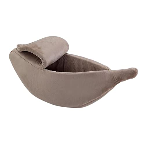 Ipetboom Katzenbett Hundebett Bananenbett Haustierbetthaus Warme Hundematte Hundenapfbett warmes Haustier Welpe Katzennest Hund warme Matte Katzenhausbett Haustier warmes Winter Sofa von Ipetboom