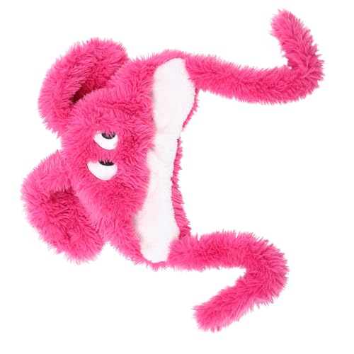 Ipetboom Baotou Gestrickt Mütze Ohr Kappe Klein Mädchen Hut Plüsch Tierhut Wolle Rosy von Ipetboom