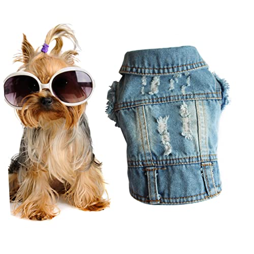 Ipetboom Haustierkleidung Stilvolle Jeansweste Für Hunde Und Katzen Westenstil Schützend Und Modisch Für Ihr Haustier Ipetboom Haustierkleidung Stilvolle Jeansweste Für Hunde Und Katzen Westenstil Schützend Und Modisch Für Ihr Haustier von Ipetboom