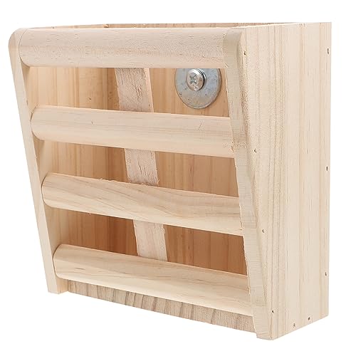 Ipetboom Holz Heu Feeder Rack Heu Dispenser Meerschweinchen Zaun Geformt Feeder Käfig Decor von Ipetboom