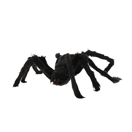 Ipetboom Gruseliges Halloween Spinnenkostüm für Haustiere XL mit Beinen Schwarzer Plüschverzierung Hundekostüm für Katzen und Hunde für Fotoshootings und Festliche Anlässe von Ipetboom