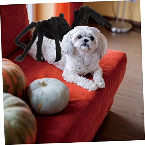 Ipetboom Halloween Haustier-kostüm Schwarze Spinnen-Optik Weicher Bequemer Hundemantel für Kleine Hunde Kreatives Cosplay Halloween Pet Coat für Lustige Haustierdekoration von Ipetboom