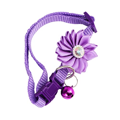 Ipetboom Haustierzubehör Entzückende Katzenhalskette Blumenhalsband Haustierglockenhalsband Für Katzen von Ipetboom