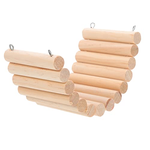 Ipetboom Hamsterleiter Weiche Schaukel Natürliches Holz Haustierkäfigleiter Sicheres Spielzeug Für Tiere Ipetboom Hamsterleiter Weiche Schaukel Natürliches Holz Haustierkäfigleiter Sicheres Spielzeug Für Tiere von Ipetboom