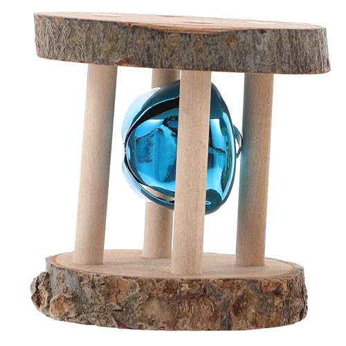 Ipetboom Holzkauen Für Hamster Holzglocke Rollendes Rad Backenzahn Für Haustiere Zufällige Farbe von Ipetboom