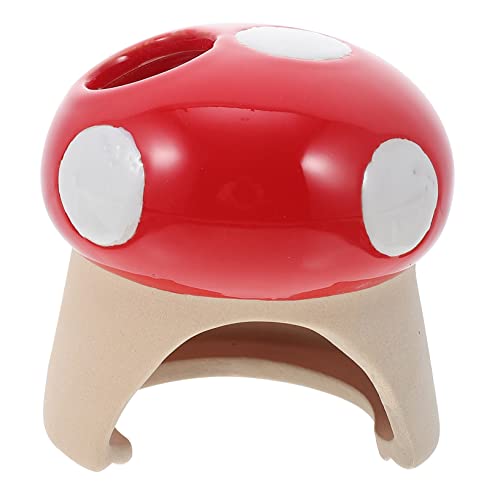 Ipetboom Käfig Für Hamster Rotes Pilznest Versteck Spielzeug Keramik-hamsterhütte Sicher Und Für Hamster von Ipetboom