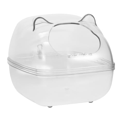 Ipetboom Transparente Hamster-badewanne Robuste Haustier-Toilette Aus Hochwertigem Für Hamster Und Kleine Nager Für Sauberes Und Sicheres Badeerlebnis Ipetboom Transparente Hamster-badewanne Robuste Haustier-Toilette Aus Hochwertigem Für Hamster Und Kleine Nager Für Sauberes Und Sicheres Badeerlebnis von Ipetboom