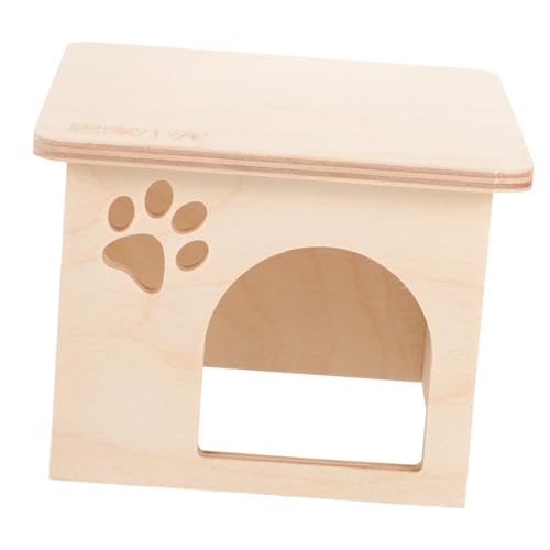 Ipetboom Entzückendes Hamsterhaus Aus Holz Rattenversteck Spielhaus Kletterleiter Bewegungskoordinationsfähigkeiten des Haustiers von Ipetboom