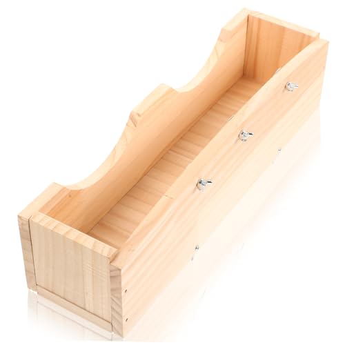 Ipetboom Heuraufe Aus Holz Für Meerschweinchen - Heuraufe - Heubehälter Mit Holzrille Für Kleintiere Ipetboom Heuraufe Aus Holz Für Meerschweinchen - Heuraufe - Heubehälter Mit Holzrille Für Kleintiere von Ipetboom