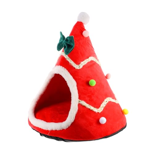 Ipetboom Weihnachts-haustierbett Weihnachts-katzenhaus Katzenhöhle Haustier-schlafhaus Großes Weihnachts-haustierbett Haustierkissen Ipetboom Weihnachts-haustierbett Weihnachts-katzenhaus Katzenhöhle Haustier-schlafhaus Großes Weihnachts-haustierbett Haustierkissen von Ipetboom