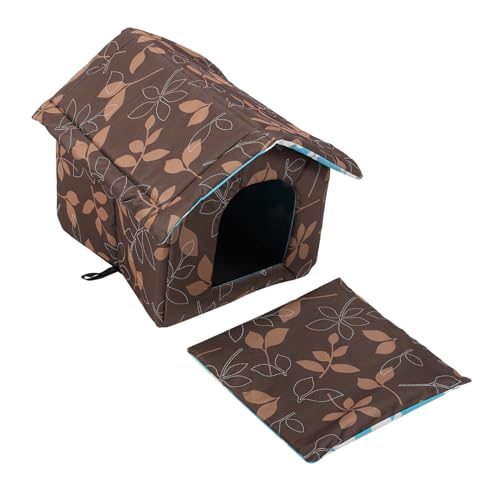 Ipetboom Haustierbett Katzenschlafbett Kratzkorb Für Katzen Kätzchenhöhle Höhlenbett Für Kätzchen Welpenbetthaus Hundekorbbett Schlafzelt Für Katzen Tipi-hundebett Zeltbett Schwamm Waschbar von Ipetboom