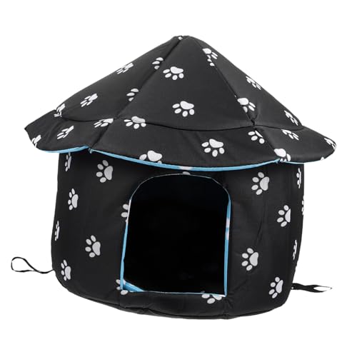 Ipetboom Katzenhaus Outdoor Wetterfester Katzenunterstand Halbgeschlossenes Haustiernest Haustierhöhle Bett Kätzchenbett Katzenkissen Ipetboom Katzenhaus Outdoor Wetterfester Katzenunterstand Halbgeschlossenes Haustiernest Haustierhöhle Bett Kätzchenbett Katzenkissen von Ipetboom