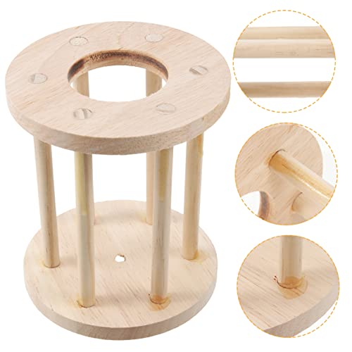 Ipetboom Meerschweinchen Heu Rack Abdeckung -montiert Heu Feeder Für Hamster Käfig Zubehör Holz Rack von Ipetboom
