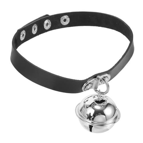 Ipetboom Punk-Stil Hundehalsband Mit Glocke Verstellbares Pu-Leder Für Hunde Und Katzen Leicht Und Bequem Für Und Spielzeit Perfektes Haustierzubehör Ipetboom Punk-Stil Hundehalsband Mit Glocke Verstellbares Pu-Leder Für Hunde Und Katzen Leicht Und Bequem Für Und Spielzeit Perfektes Haustierzubehör von Ipetboom