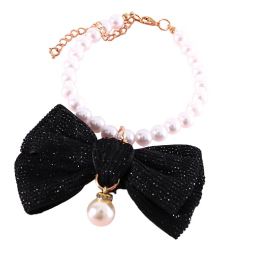 Ipetboom Perlenverziertes Haustierhalsband Mit Schleife Leichtes Anpassbares Kragen Für Hunde Und Katzen Für Fotoshootings Und Festliche Anlässe Ipetboom Perlenverziertes Haustierhalsband Mit Schleife Leichtes Anpassbares Kragen Für Hunde Und Katzen Für Fotoshootings Und Festliche Anlässe von Ipetboom