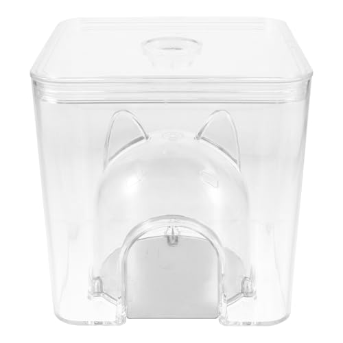 Ipetboom Ice Nest Hamsterhaus – Sommer-Kühlversteck für Hamster, Meerschweinchen und kleine Haustiere, einzigartiges transparentes Design, 14 cm Kühlkissen von Ipetboom