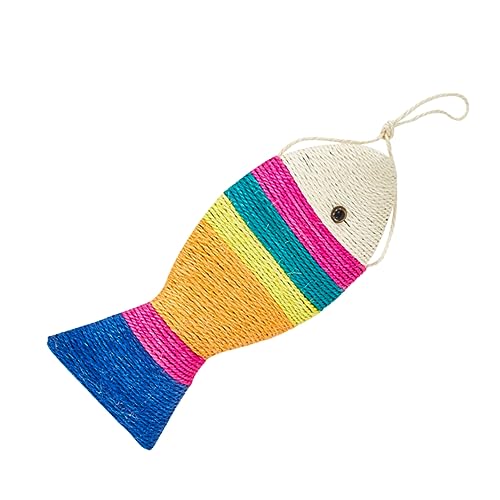 Ipetboom Fischförmiges Kratzbrett Für Katzen Langlebige Sisal-oberfläche Stilvolles Design Zum Schutz Von Möbeln Perfektes Für Katzenliebhaber von Ipetboom