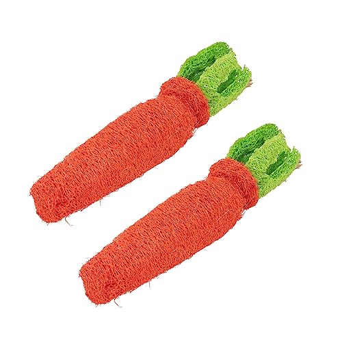 Ipetboom Natürliches Karotten-kauspielzeug für Haustiere 2 Stück Luffa-Spielzeug Zahnknirschen für Haustiere Beißspielzeug Geeignet für Hamster Hunde Chinchillas Meerschweinchen Ipetboom Natürliches Karotten-kauspielzeug für Haustiere 2 Stück Luffa-Spielzeug Zahnknirschen für Haustiere Beißspielzeug Geeignet für Hamster Hunde Chinchillas Meerschweinchen von Ipetboom
