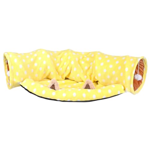 Kanal für Katzennester Warmes Katzenlochspielzeug 2-in-1-Kaninchentunnel Katzenbett Hamster röhren Spielzeuge Hasentunnel Cat-Röhren und Tunnel Meerschweinchen Katzentunnel Zubehör Kanal für Katzennester Warmes Katzenlochspielzeug 2-in-1-Kaninchentunnel Katzenbett Hamster röhren Spielzeuge Hasentunnel Cat-Röhren und Tunnel Meerschweinchen Katzentunnel Zubehör von Ipetboom