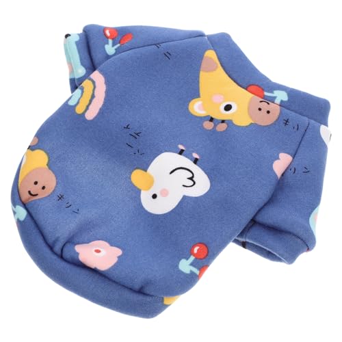 Katze Hund Kleidung Cartoon-Welpenkleidung Hundekleidung für den Hundehemden aus Baumwolle Tier kostüm tierkostüm Kitten Karikatur schmücken xs Shirt zweibeinige Kleidung Polyester von Ipetboom