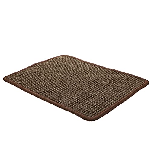 Ipetboom Teppiche Katze Kratzmatte Kätzchen Kratzen Teppich Sofaauflage Katzenstreumatte Coucheckenschutz Couch Protektoren Katze Kratzt Pappe Gewellt Katzenmatte Tischbeine Sisal von Ipetboom