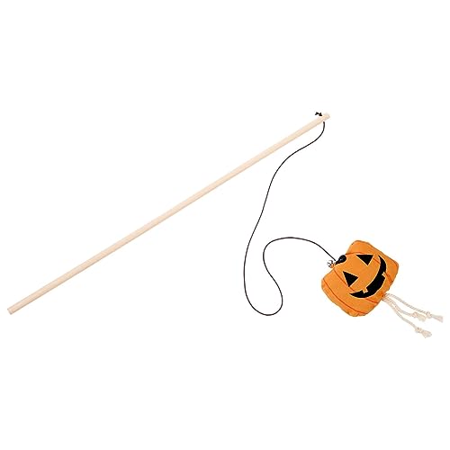 Ipetboom Halloween Katzenangel Mit Kürbis-Design Interaktives Spielzeug Für Katzen Und Kätzchen Selbstspielend Mit Glöckchen Fördert Bewegung Und Neugier Für Katzenliebhaber Ipetboom Halloween Katzenangel Mit Kürbis-Design Interaktives Spielzeug Für Katzen Und Kätzchen Selbstspielend Mit Glöckchen Fördert Bewegung Und Neugier Für Katzenliebhaber von Ipetboom