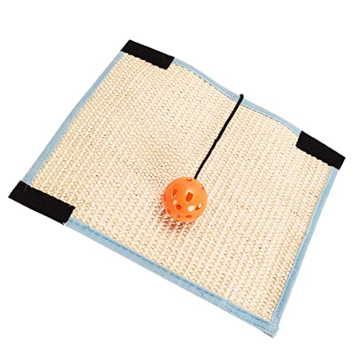 Ipetboom Katzenkratzmatte Mit Spielball Sisal-kratzpad Für Katzen Rutschfester Schutz Für Möbel Interaktives Katzenspielzeug Für Drinnen Ipetboom Katzenkratzmatte Mit Spielball Sisal-kratzpad Für Katzen Rutschfester Schutz Für Möbel Interaktives Katzenspielzeug Für Drinnen von Ipetboom