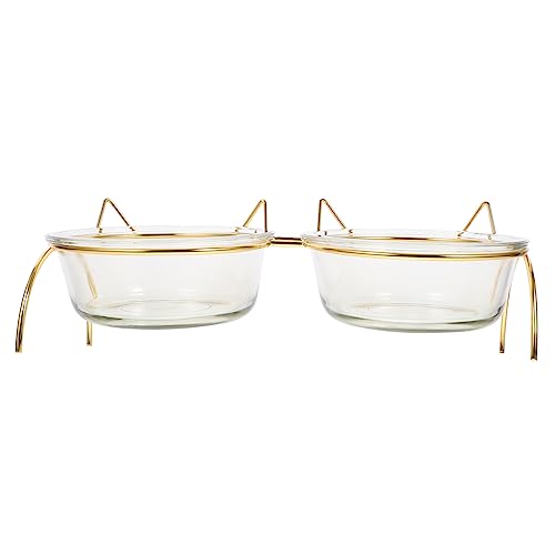 Ipetboom Katzenhalsnapf-Set Bequemer Erhöhter Futternapf für Haustiere Geneigtes Design Futternapf Aus Glas 2er-Pack Ipetboom Katzenhalsnapf-Set Bequemer Erhöhter Futternapf für Haustiere Geneigtes Design Futternapf Aus Glas 2er-Pack von Ipetboom